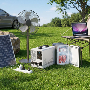 Sistema Solar Doméstico de 300W 1000Wh LiFePO4 con UPS Solar, Estación de Energía Portátil para Respaldo Fuera de la Red, Onda Sinusoidal Pura - Product Image 6