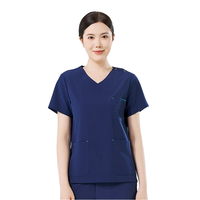 Tenues Médicales Unisexe 4 Saisons à Séchage Rapide et Respirantes en Polyester/Spandex Tissé avec Détection d'Aiguilles pour Hôpitaux et Uniformes d'Infirmières