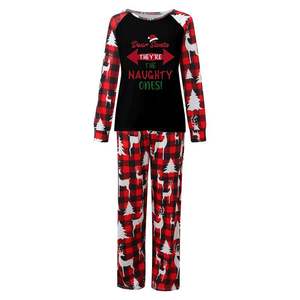 Conjunto de dos piezas de Otoño Invierno <span class=keywords><strong>para</strong></span> mujer, ropa de <span class=keywords><strong>noche</strong></span> de Navidad, ropa de dormir <span class=keywords><strong>para</strong></span> mujer, trajes a juego familiares, pijamas de Navidad - Product Image 2