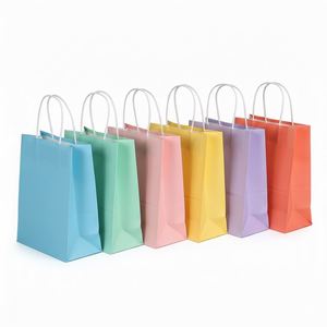 Handmade Eco-Friendly Brown Kraft Paper <b>Bags</b> with Custom Logo and Color Options for Supermarket Retail Packaging - Product Image 2