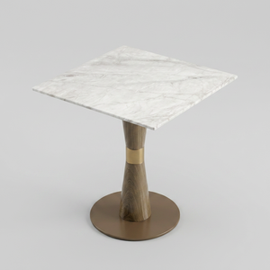 Luxury Engineered Stone <b>Table</b> Top Marble Pattern Surface Custom Size <b>Square</b> Durable Modern Restaurant Cafe Dining Furniture - Product Image 1
