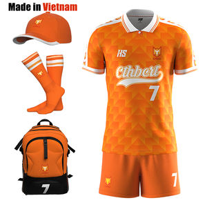 Personalizado naranja equipo de fútbol Jersey sublimación impresión diseño clásico transpirable equipo de fútbol uniforme - Product Image 1