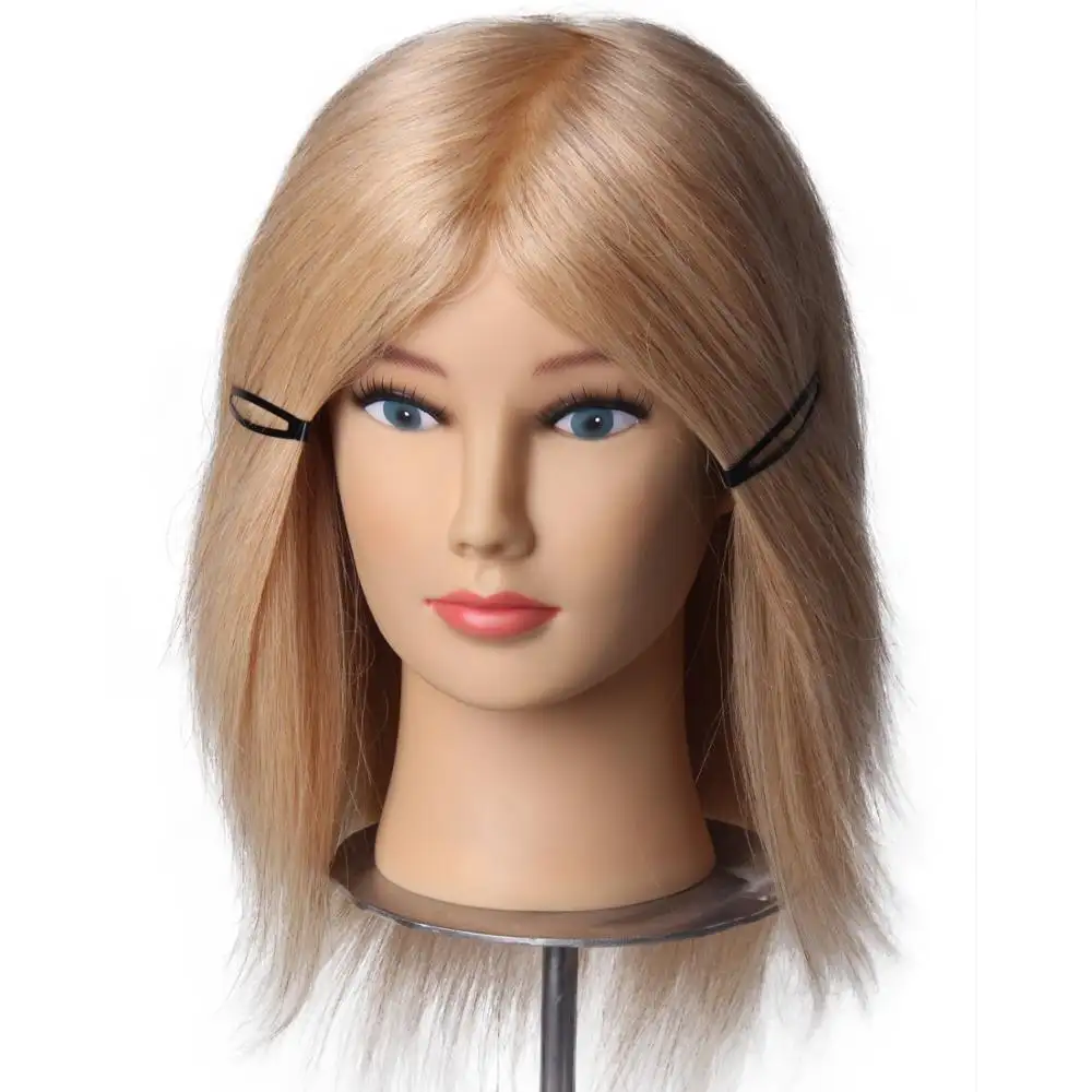 Hair human wig product mannequin head hairdressing training heads