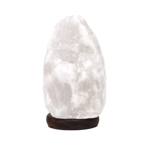 Lampe de sel de l'Himalaya naturelle brute blanche 4-8 kg, lampe de guérison énergétique pour spa et salon CE - Product Image 3