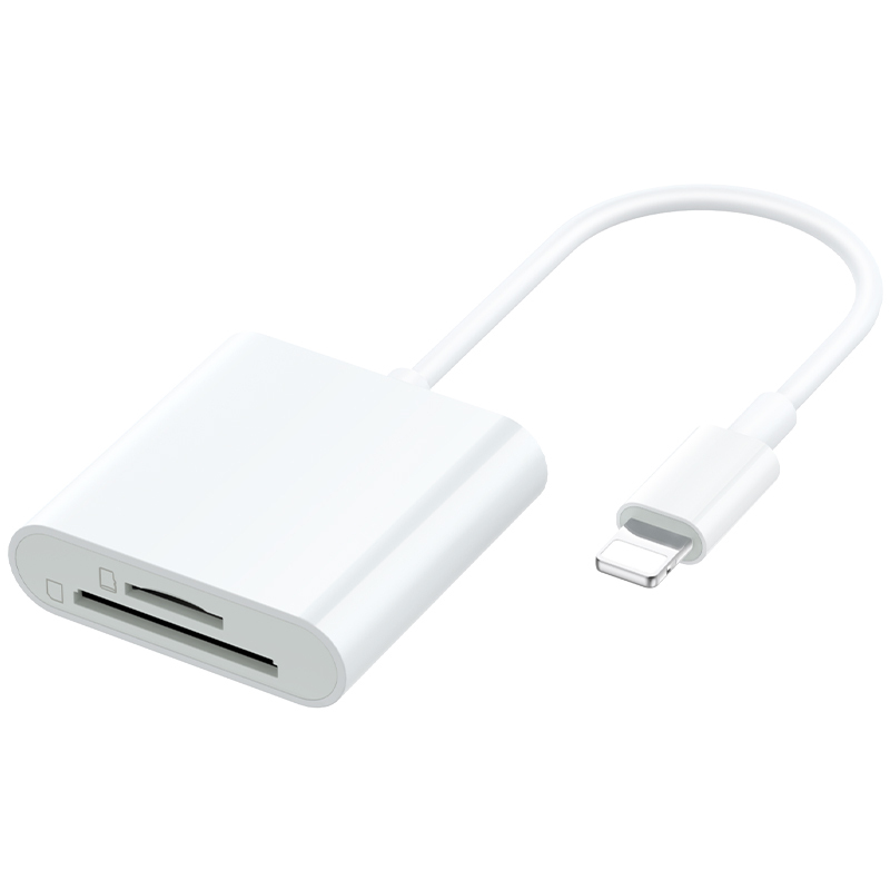 White(Lighting to SD/TF Card)