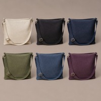 Sac fourre-tout décontracté rétro écologique personnalisé pour femme, nouveau style, toile tendance avec fermeture éclair et logo de dessin animé imprimé sur mesure