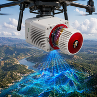 Escáner Aéreo de Largo Alcance 1845m con Vista Panorámica de 360°, Cámara de 45MP, Equipo LiDAR de Topografía Aérea RIEGL GS-2000R GEOSUN Integrado