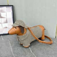 Sacs à main et pochettes pour femmes, sac à bandoulière en cuir de créateur, sac de soirée mignon en forme de chien, sac pour femme