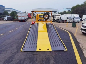 Alta calidad 4 toneladas 5 toneladas camión de auxilio de cama plana camión de remolque Rollback Road Wrecker con barato para la <span class=keywords><strong>venta</strong></span> - Product Image 3