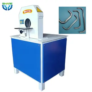 Elbow pipe bend round tube polishing machine for handles