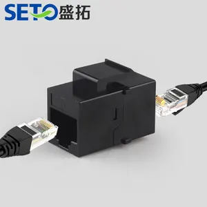 Seto แม่แรง UTP ตัวเมีย180องศาหัวต่อ RJ45ขั้วต่อ RJ45สินค้าจากโรงงาน Cat6โรงงาน