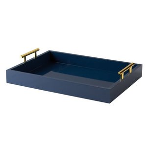 Soporte acrílico rectangular para encimera de baño, bandeja decorativa para Toalla de tocador, dormitorio, 24 inx10 - Product Image 2