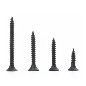 Dry wall Screws Coarse Thread Phillips Head Drive Black Flare Head parafuso drywall C1022 Drywall Screw Phosphate