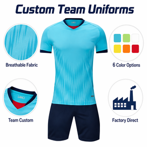Kit da Allenamento <span class=keywords><strong>Calcio</strong></span> Aiju per Adulti, Traspirante e ad Asciugatura Rapida, Maglia da <span class=keywords><strong>Calcio</strong></span> Personalizzata con Sublimazione, Uniforme di Squadra Estiva - Product Image 4