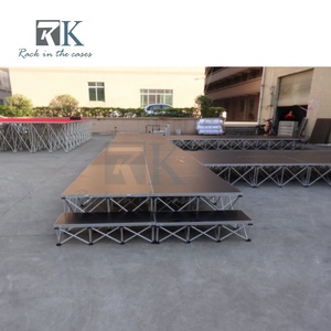 Escenario Portátil Antideslizante a Precio de Fábrica, Plataforma de Escenario de Aluminio para Interiores y Exteriores, Podio para Eventos Musicales - Product Image 2