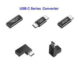 Convertidor adaptador USB 3,1 tipo C de aluminio al por mayor admite carga rápida de 100W, transmisión de datos de 10Gbps para dispositivos tipo C - Product Image 2