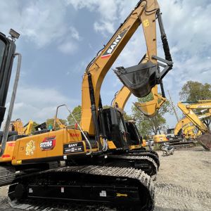 รถขุดไฮดรอลิกแบบตีนตะขาบมือสอง ยี่ห้อซันนี่ รุ่น Sy215c น้ำหนัก 21.5 ตัน สภาพดี รถแทรกเตอร์รุ่น Sy235c Sy245h SY60C SY75C - Product Image 4