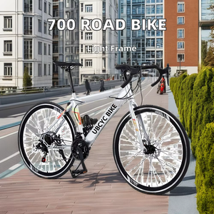 Guidon en aluminium pour <span class=keywords><strong>vélo</strong></span> de course sur <span class=keywords><strong>route</strong></span> pour hommes et femmes 700 Vitesse variable Disque de pédale ordinaire pour étudiants adultes Jeunes <span class=keywords><strong>Pas</strong></span> <span class=keywords><strong>cher</strong></span> - Product Image 5