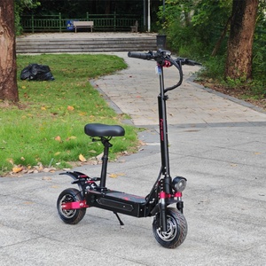 สกู๊ตเตอร์ไฟฟ้าพับได้ USA Ready Ship Q7Pro Max สำหรับขับขี่ออฟโรด แบตเตอรี่ 52V 28AH โช้คอัพคู่ ไฟหน้า LED สกู๊ตเตอร์สำหรับผู้ใหญ่ - Product Image 1