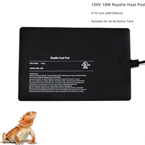 Almohadilla de calefacción para reptiles de 120V, 8*12 pulgadas, impermeable, calentador debajo del tanque para suministros para mascotas de EE. UU. - Product Image 3