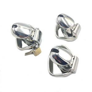 Male Chastity Device Stainless Steel Cock Ring Cage Men <strong>Penis</strong> Cages Toy Devices <strong>Sex</strong> Products <strong>for</strong> Adults - Product Image 1