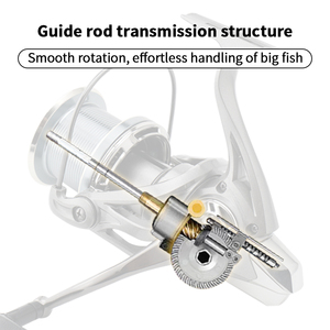 Metall 8000-14000 Weitwurf-Baitcasting-Spinnrolle mit CNC-Griff für Großwildfischen, Longline-Angelrolle auf Lager, Großes Salzwasser-Angelrad - Product Image 3