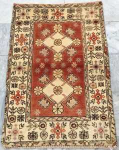 Alfombra Kazak anudada a mano afgana Vintage personalizable, patrón abstracto moderno, Kilim de algodón para ejercicio de dormitorio, artesanos hechos a mano - Product Image 2