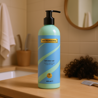 Crema Definidora de Rizos Profesional Mix, 400 ml, Botella con Bomba para Cabello Rizado