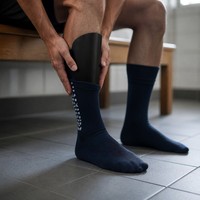 Chaussettes de protection des tibias en nylon et élasthanne aux couleurs de l'équipe, pour le football, du programme Club Supply