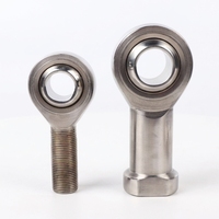 Roulement à billes à rotule PH14-PH18, rotule droite femelle en acier au carbone, roulement lisse sphérique de précision P0 20mm