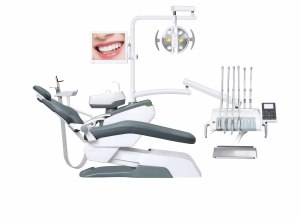 Poltrona Odontoiatrica Completa con Schermo TV, Poltrona Dentistica con Radiografia Integrata, Poltrona Odontoiatrica Elettrica - Product Image 3