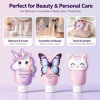 Pochette souple personnalisée avec bouchon à vis pour crème pour les mains, emballage cosmétique, sac vide rechargeable laminé PET/AL/PE