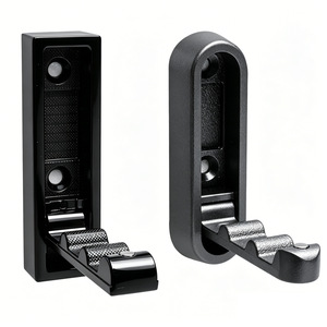 Concealed Folding Wall Hook Zinc Alloy Rust Resistant For Entryway <b>Wardrobe</b> Door Mounting - Product Image 2