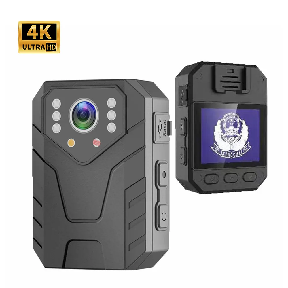 4K Full Hd Night Vision Klein Draagbaar Lichaam Draagbaar Gemonteerd Recorder Borst Cam Mini Security Body Versleten Camera