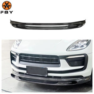 Séparateur de pare-chocs avant en Fiber de carbone chaud pour <span class=keywords><strong>Prosche</strong></span> <span class=keywords><strong>Macan</strong></span> 95B 2014-2021 lèvre avant en carbone - Product Image 1