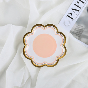 Nouvelle Assiette en Carton Jetable Design pour Gâteau, Fête d'Anniversaire, Mariage, <span class=keywords><strong>Vaisselle</strong></span> de Table - Product Image 5