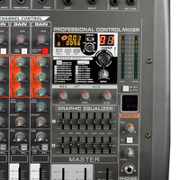 Accuracy Pro Audio DJ Mixer Controller Mixer Monitor Función Sistema de sonido Mezclador de audio para el rendimiento