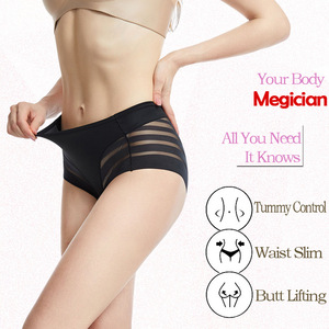 Mutandine da Bikini a righe Sexy Hipster che sollevano il culo a vita sottile per il controllo della pancia mutandine Mide-Rise per ragazze mutandine a triangolo - Product Image 4