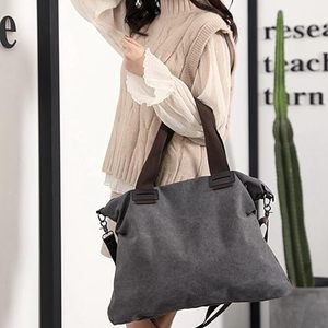 High Quality Customized Logo <b>Canvas</b> <b>Bag</b> with Shoulder Strap <b>Large</b> Capacity <b>Bag</b> with Shoulder Strap <b>Canvas</b> <b>Bag</b> with Inner Pocket - Product Image 5