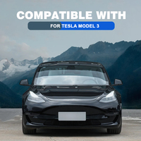 Pièces automobiles en fibre de carbone en gros, remplacement OEM, kit carrosserie en fibre de carbone forgée sans perçage pour modifications extérieures Tesla