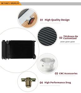 Radiateur en aluminium pour <span class=keywords><strong>BMW</strong></span> Série 3 5 E30 E34 <span class=keywords><strong>E36</strong></span> 1987-1999 réservoir d'eau-pièces auto - Product Image 6