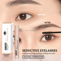 Mascara waterproof OTVENA qui épaissit et allonge les cils, naturel, sans flocons, sans bavures, longue tenue, maquillage des yeux