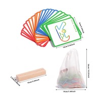 Jeu de société d'échecs de bureau en bois pour enfants, jeu de logique double, jeu de société multi-joueurs, jouet d'intelligence pour le développement cérébral