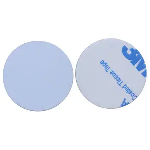 Diameter 25mm Round with Self-adhesive 213 215 216 Chip Custom Blank RFID Plastic PVC NFC Card