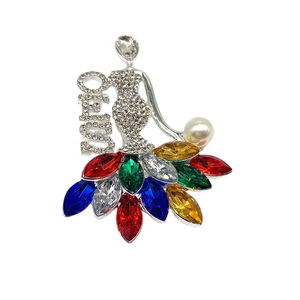 Personnaliser la sororité grecque NCNW Zeta VOTE Sigma Gamma lettre strass broche Zeta Beta sororité cristal sororité broche broche - Product Image 6