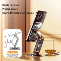 Support de bureau pliable en métal réglable pour téléphone portable et tablette, compatible avec //iPad 17-12
