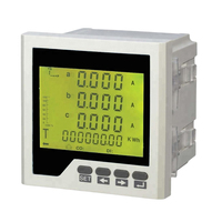 Pengukur Daya Multi Energi Meteran Listrik dengan LCD Harmonika