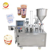 ORME Automatische IJsblokjesbeker Vul- en Sluitmachine, Yoghurtvuller, Pindakaasbeker Vul- en Sluitmachine