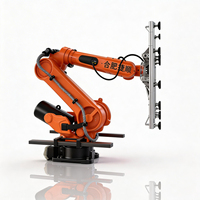 Robot manipulateur automatique à 6 axes pour le chargement et le déchargement de verre, intégration CNC et ligne de production