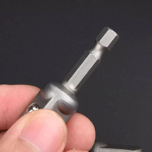 Baolian Hex Shank To Square Connector Socket Adapter Rod For Electric Wrench Drill Chromium Vanadium Steel Bearing - Product Image 2
